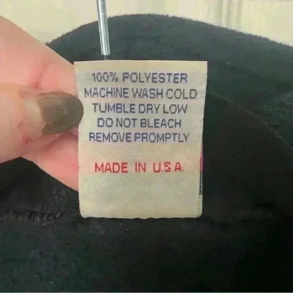 Vintage Tahoe Activewear Mens XL Made In USA Fleece Full Zip Navy Vest Tahoe - Picture 5 of 7